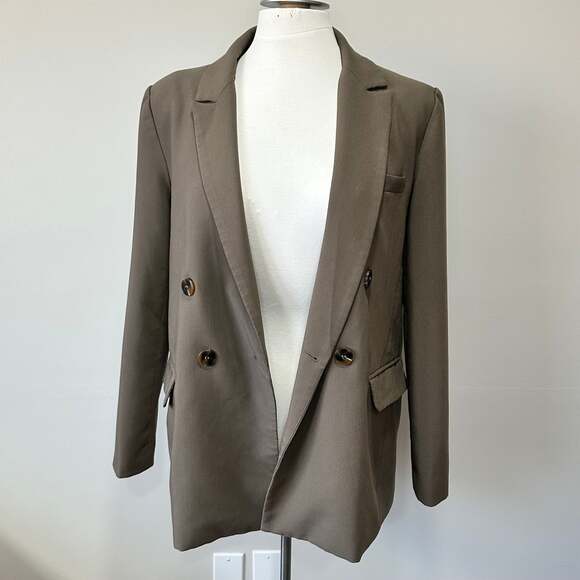 ASTR the Label Milani Blazer in Mushroom, Sz M - Picture 3 of 8